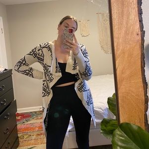 Wool Patterned Cardigan